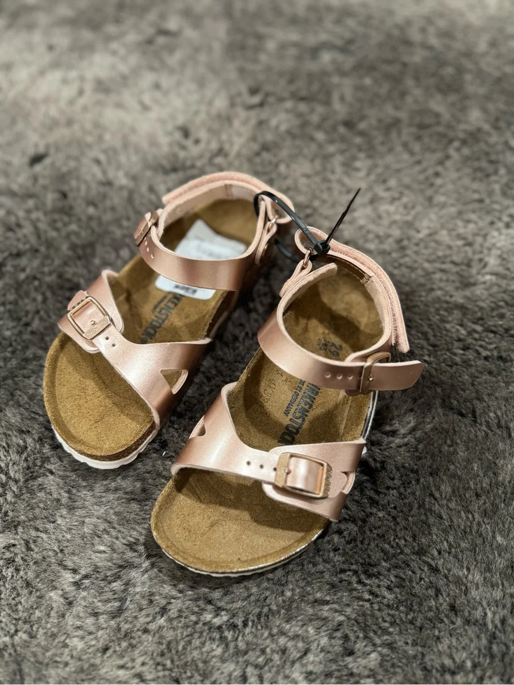 Birkenstock Girls' rose Pink Adjustable Strap Sandals